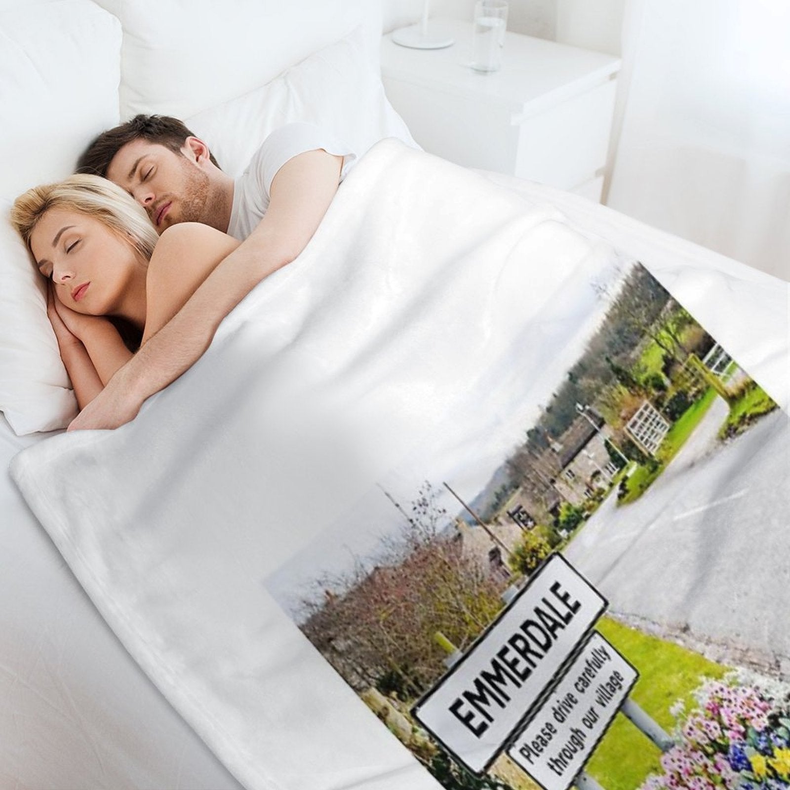 The Village Of Emmerdale Eco-conscious Throw Blanket
