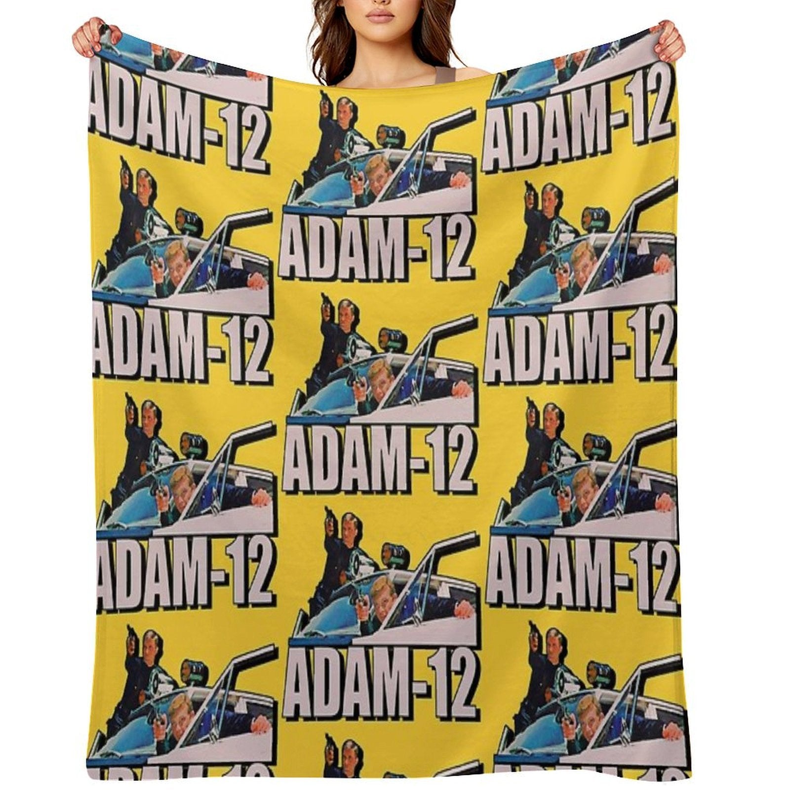 Retro One Adam 12 Tribute Quick-dry Throw Blanket