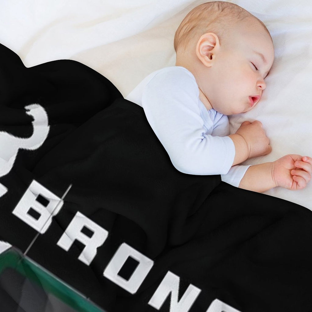 Bronco 6g 6th Gen USA Outter Banks Eruption Green Metallic Murica All-season Throw Blanket