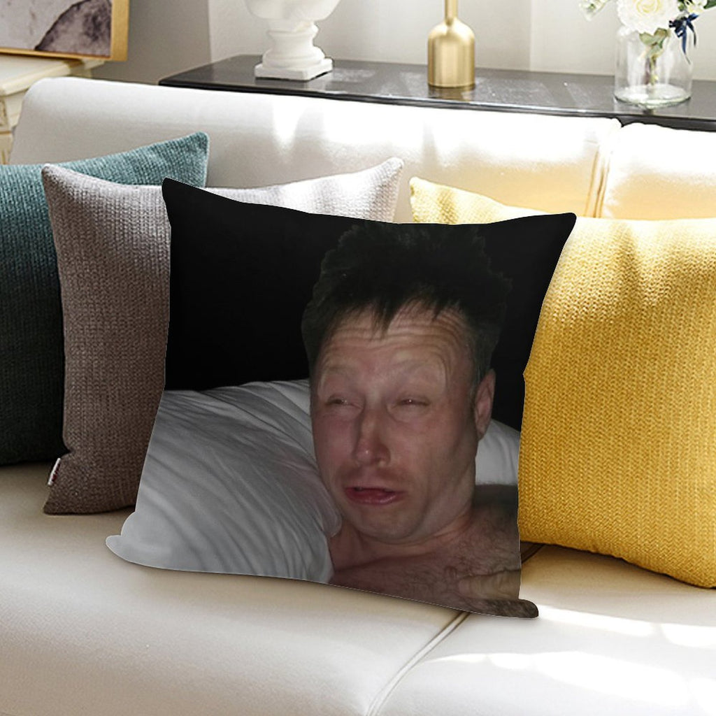 Limmy Waking Up Soft Gift Ready Throw Pillow