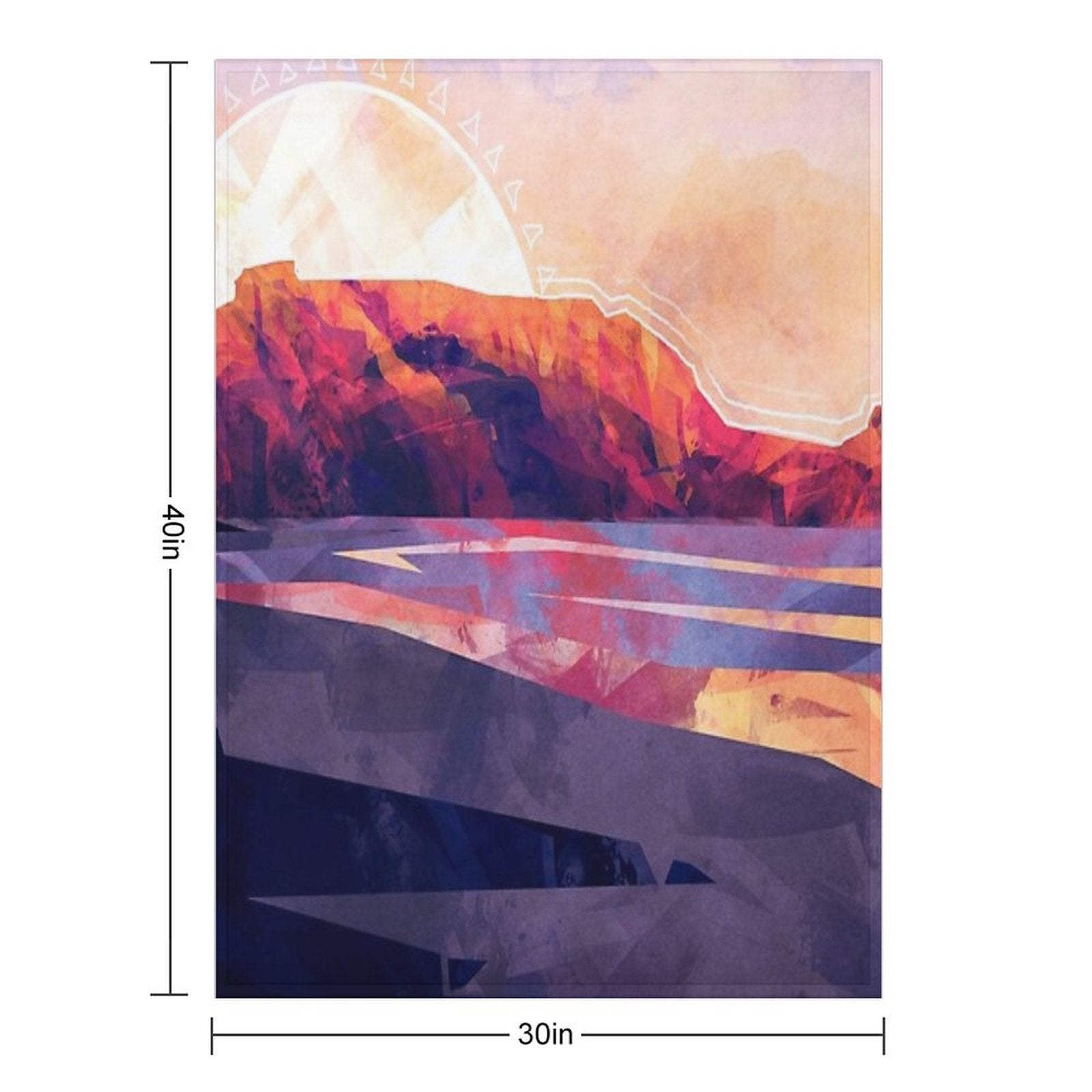 Table Mountain Lightweight Throw Blanket