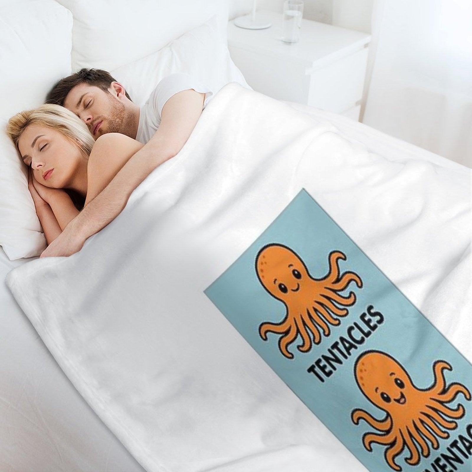 Sea Creatures Octopus, Durable Throw Blanket