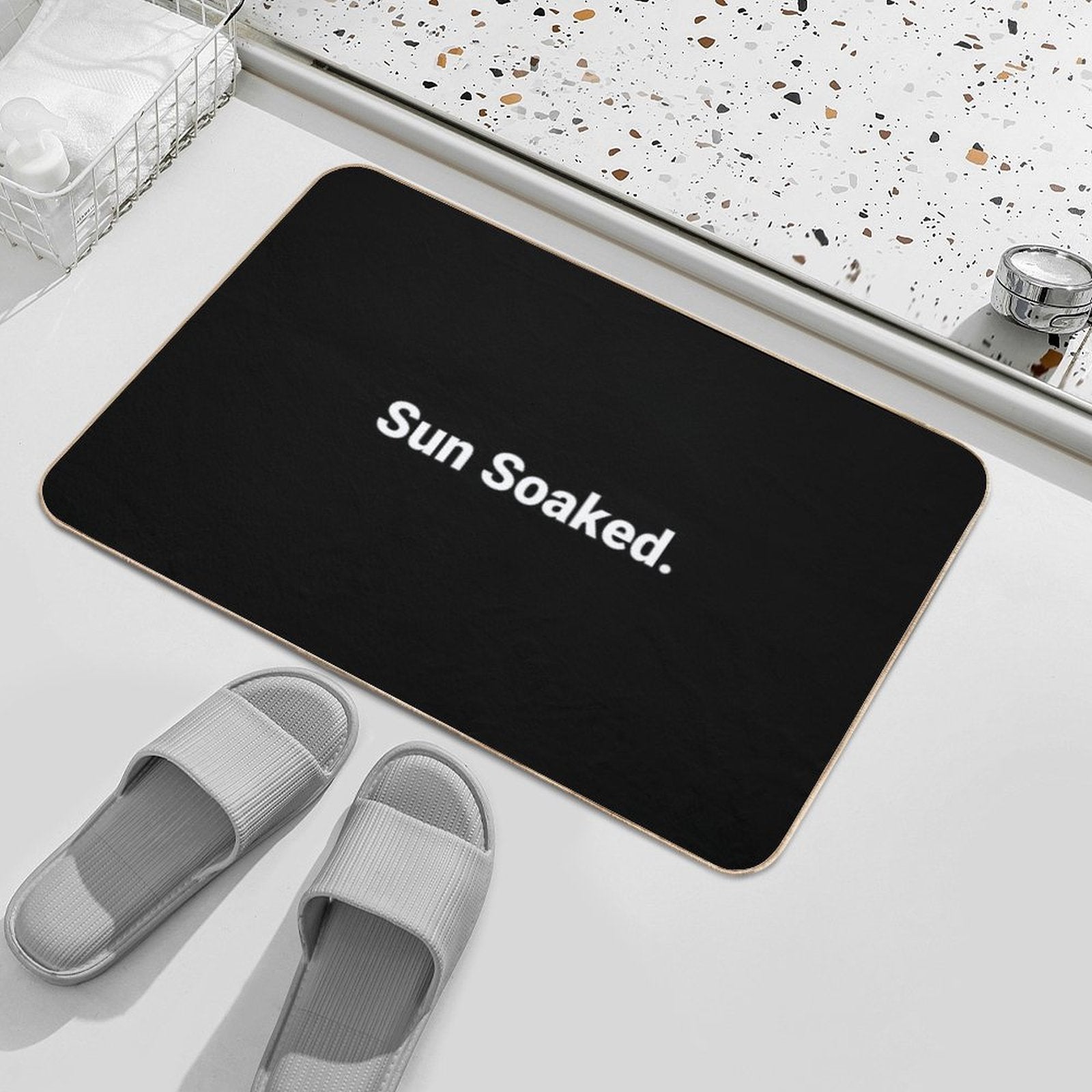 Sun Soaked.  Odorless Bath Mat