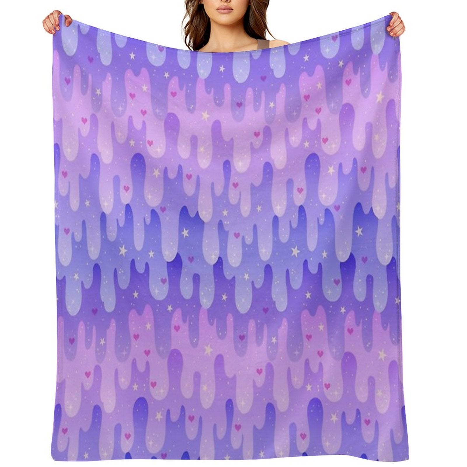 Lavender Slime Versatility Throw Blanket