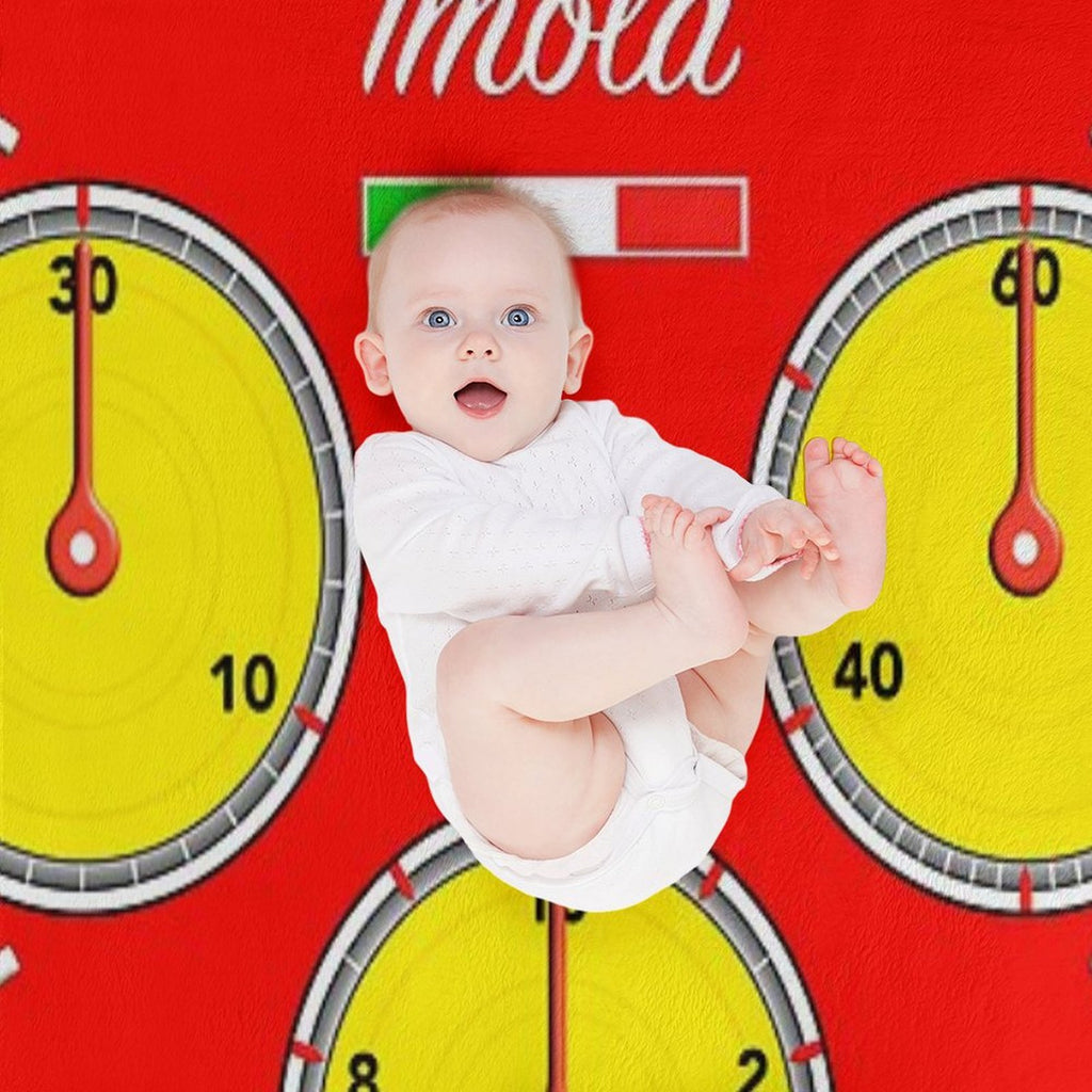 Imola  Motorsport  Racing  Chronograph Versatility Throw Blanket