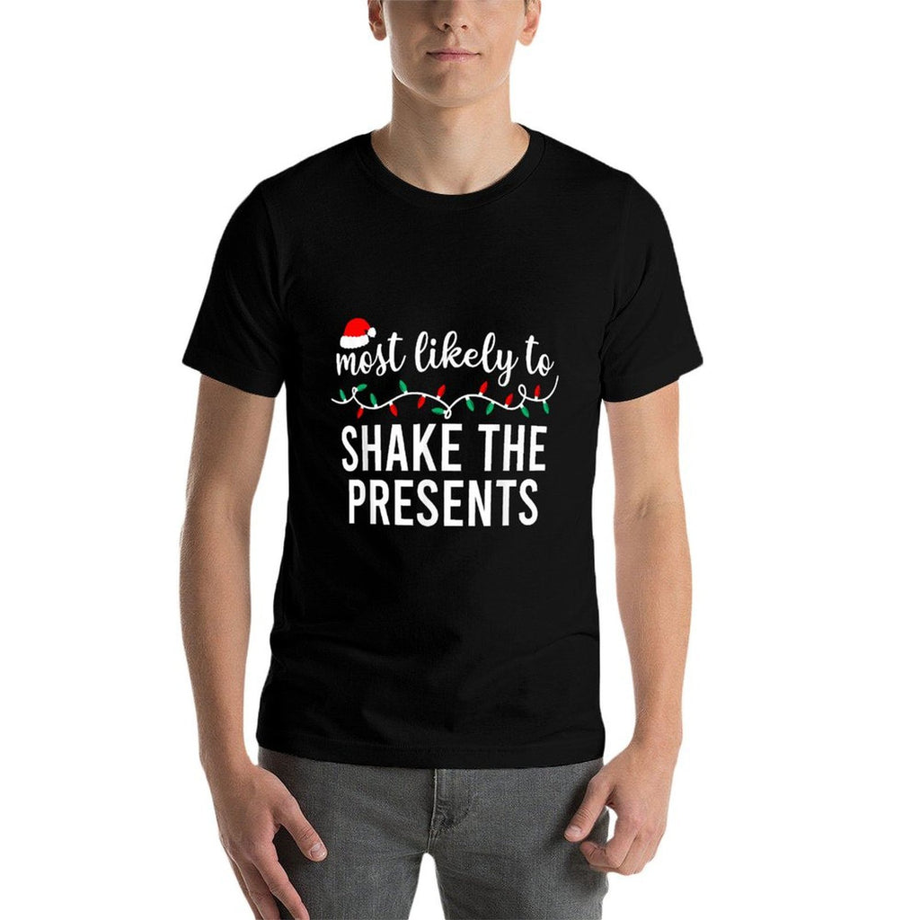 Most Likely To Christmas Matching Family Pajamas Funny  Soft T-Shirt
