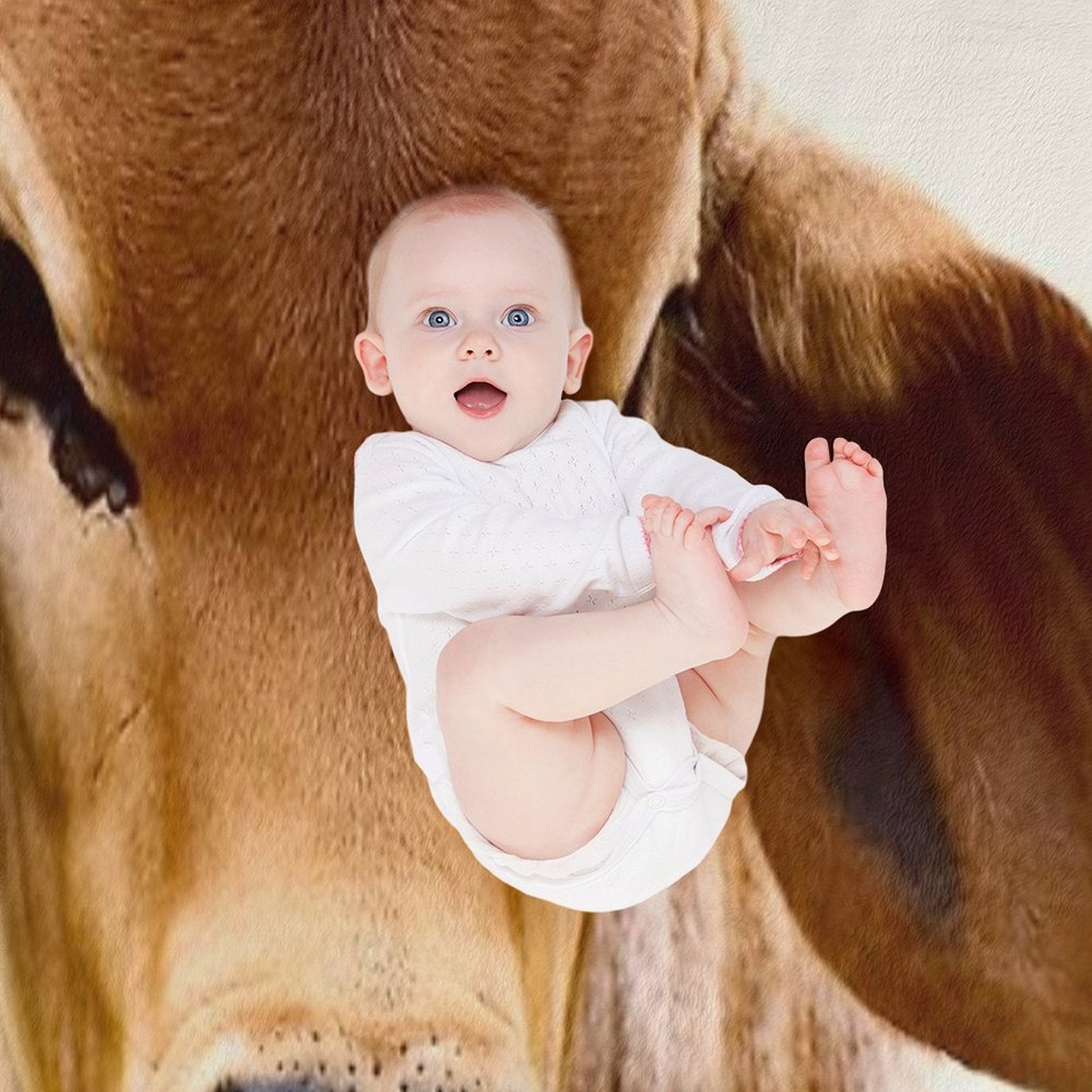 BRAHMAN CALF, Versatility Throw Blanket