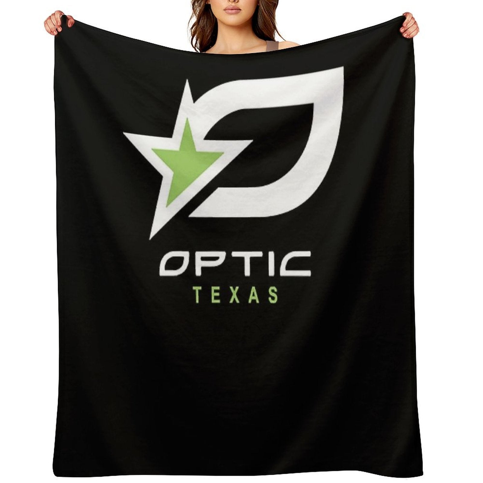 OpTic Texas Merch Shirt Essential Eco-conscious Throw Blanket