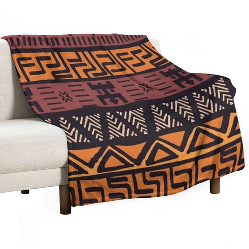 African Tribal Print Lightweight Throw Blanket