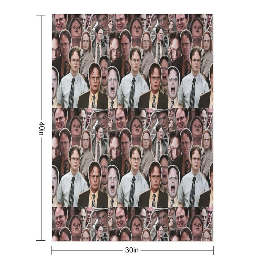 Dwight Schrute - The Office Plush Throw Blanket
