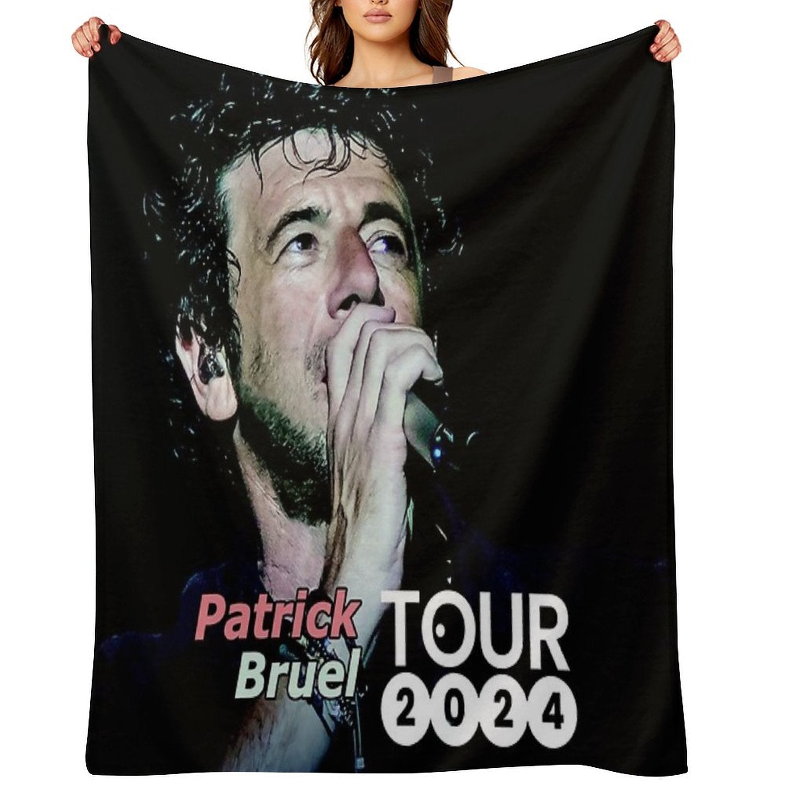 Bilanya Patrick Bruel Show Tour TOURNEE En ACOUSTIQUE 2022 Comfort Throw Blanket