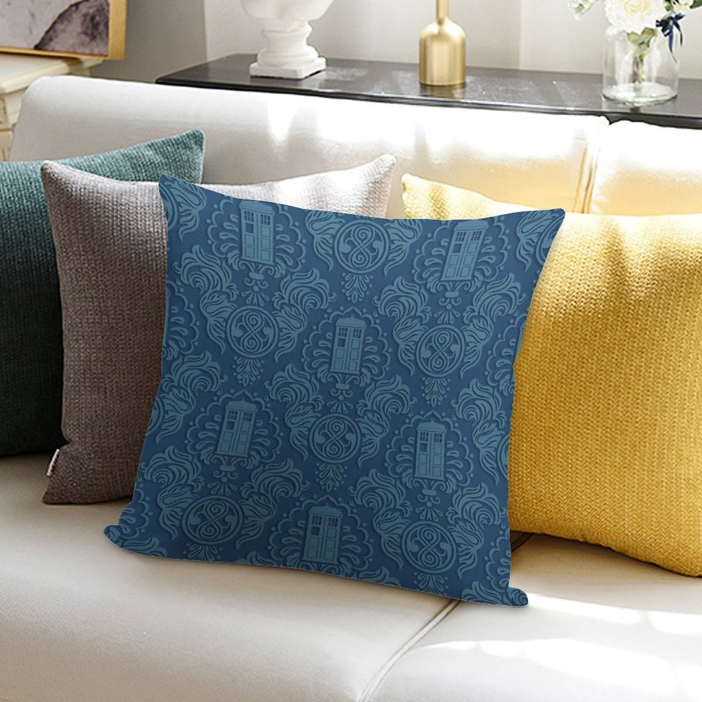 Doctor's Damask Soft Reinforced Edging Throw Pillow
