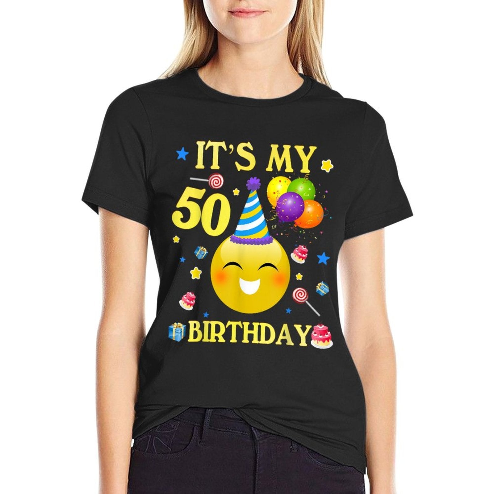 It's My 50th Birthday 50 Years Old 50th Birthday Gift  Lightweight T-Shirt