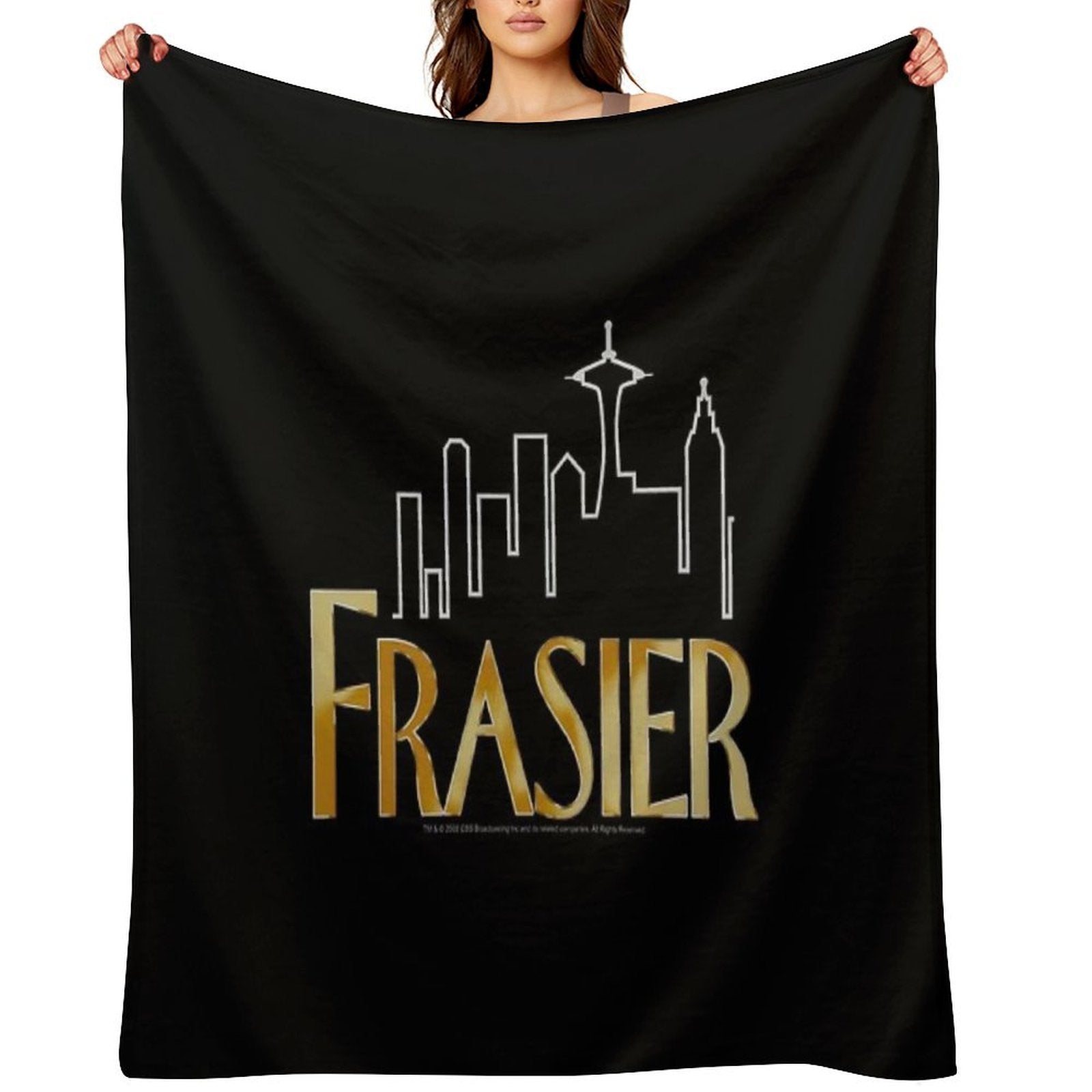 Fraiser Skyline Machine-washable Throw Blanket
