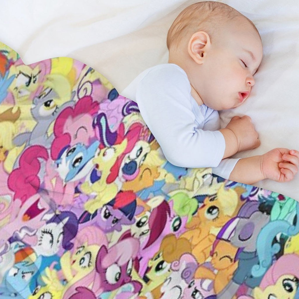 Everypony Mess Compact Throw Blanket