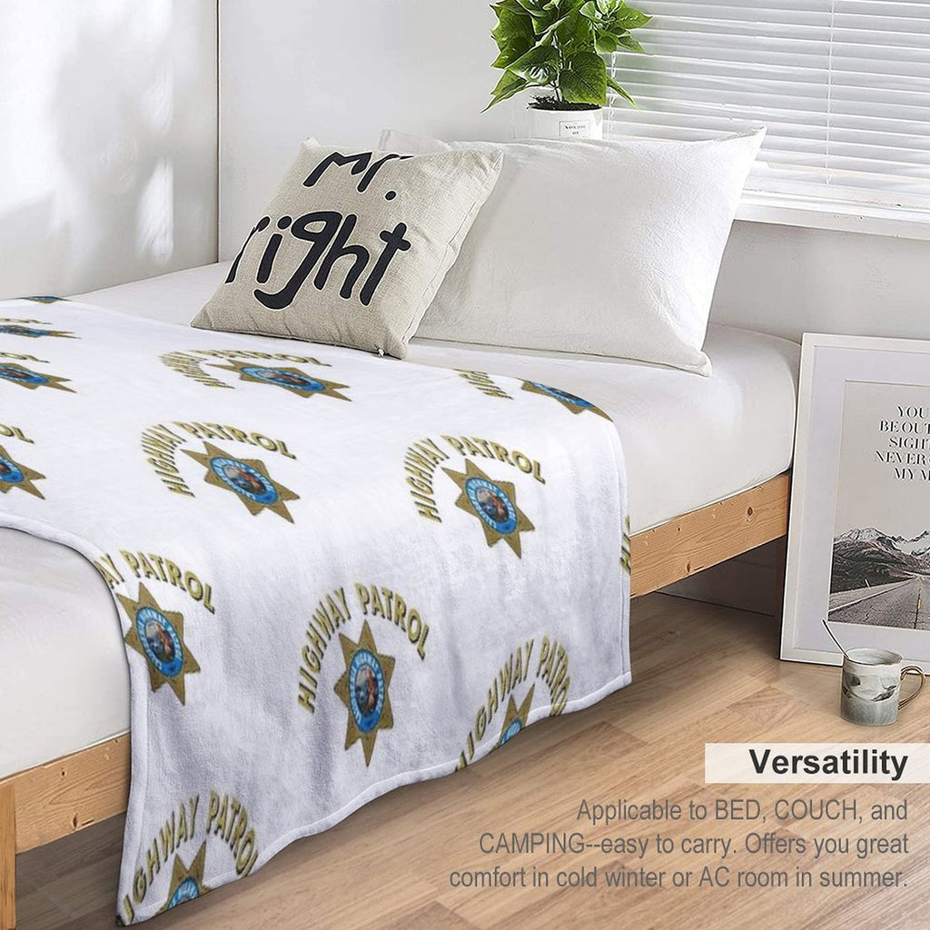 California Highway Patrol Shrink-resistant Throw Blanket