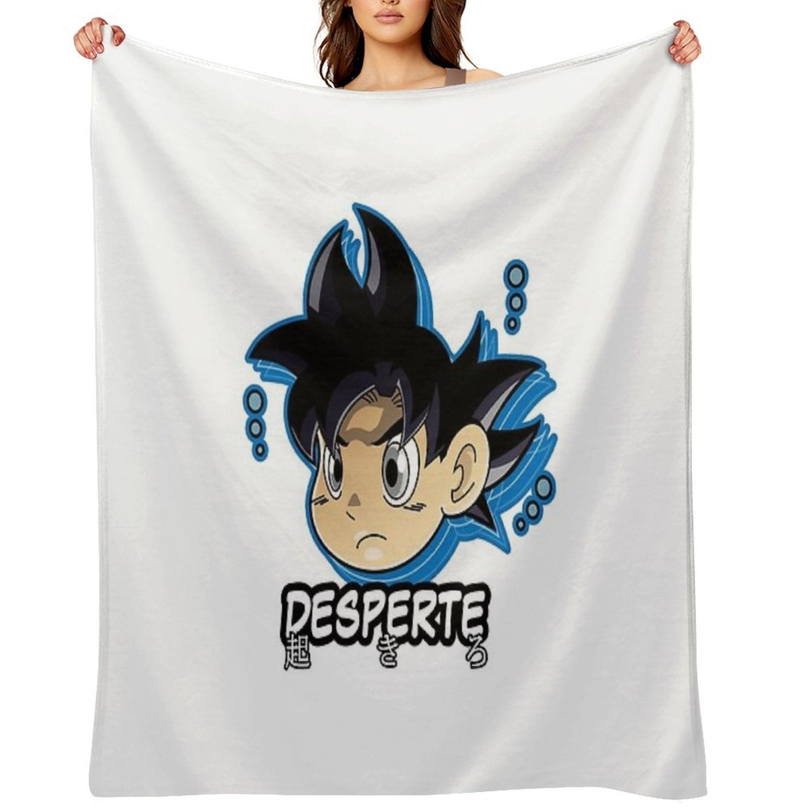 Chibi Ultra Instinct Goku Comfort Throw Blanket