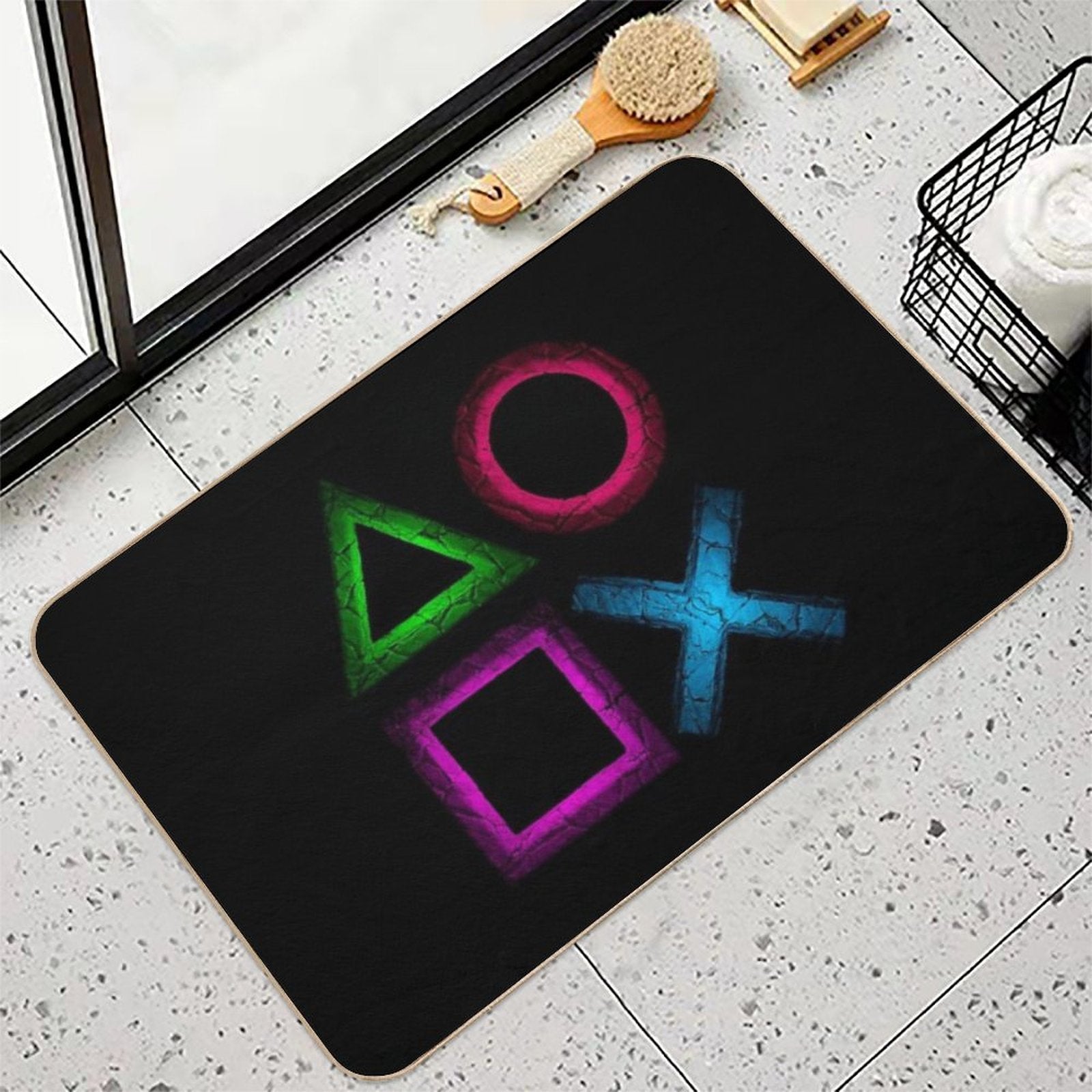 Buttons  Multi-Purpose Bath Mat