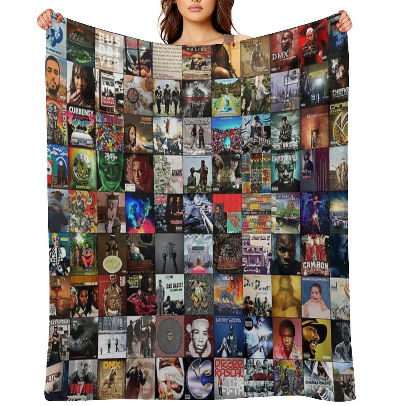 Rap Music Albums Multi-functional Throw Blanket