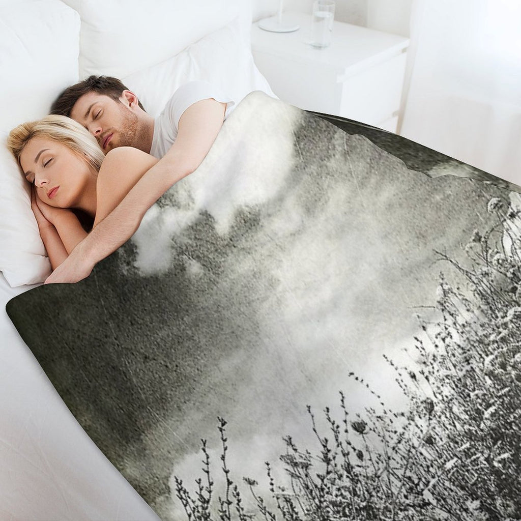 Counting Flowers Like They Were Stars Quick-dry Throw Blanket