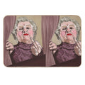 Mrs Doubtfire Middle Finger - Illustration - Robin Williams - Film  Easy To Clean Bath Mat