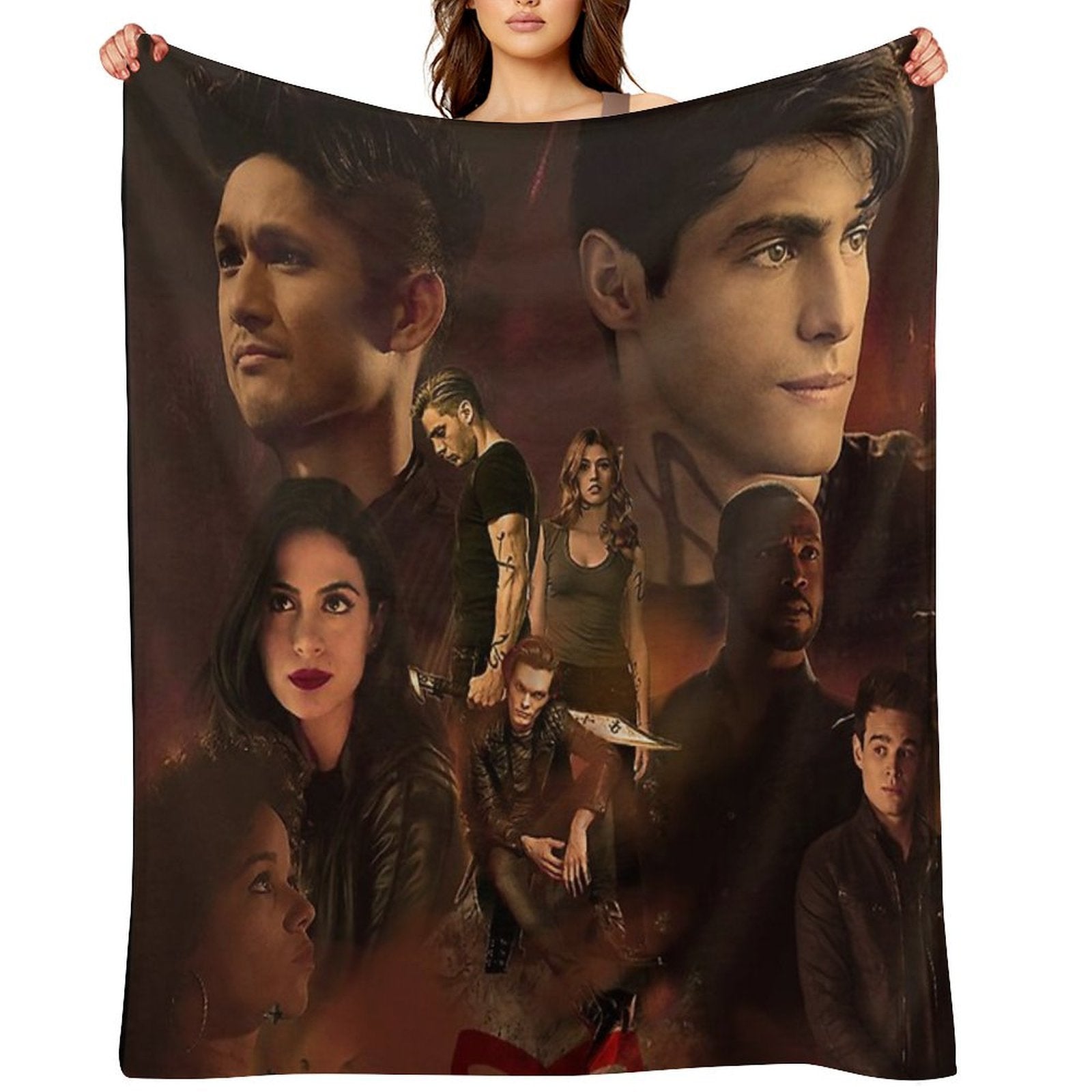 SHADOWHUNTERS POSTER Sustainable Throw Blanket