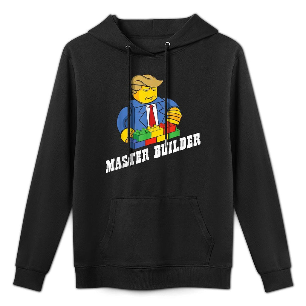 Funny Master Builder Building Blocks Gift Men Women Youth Easy Care Hoodie