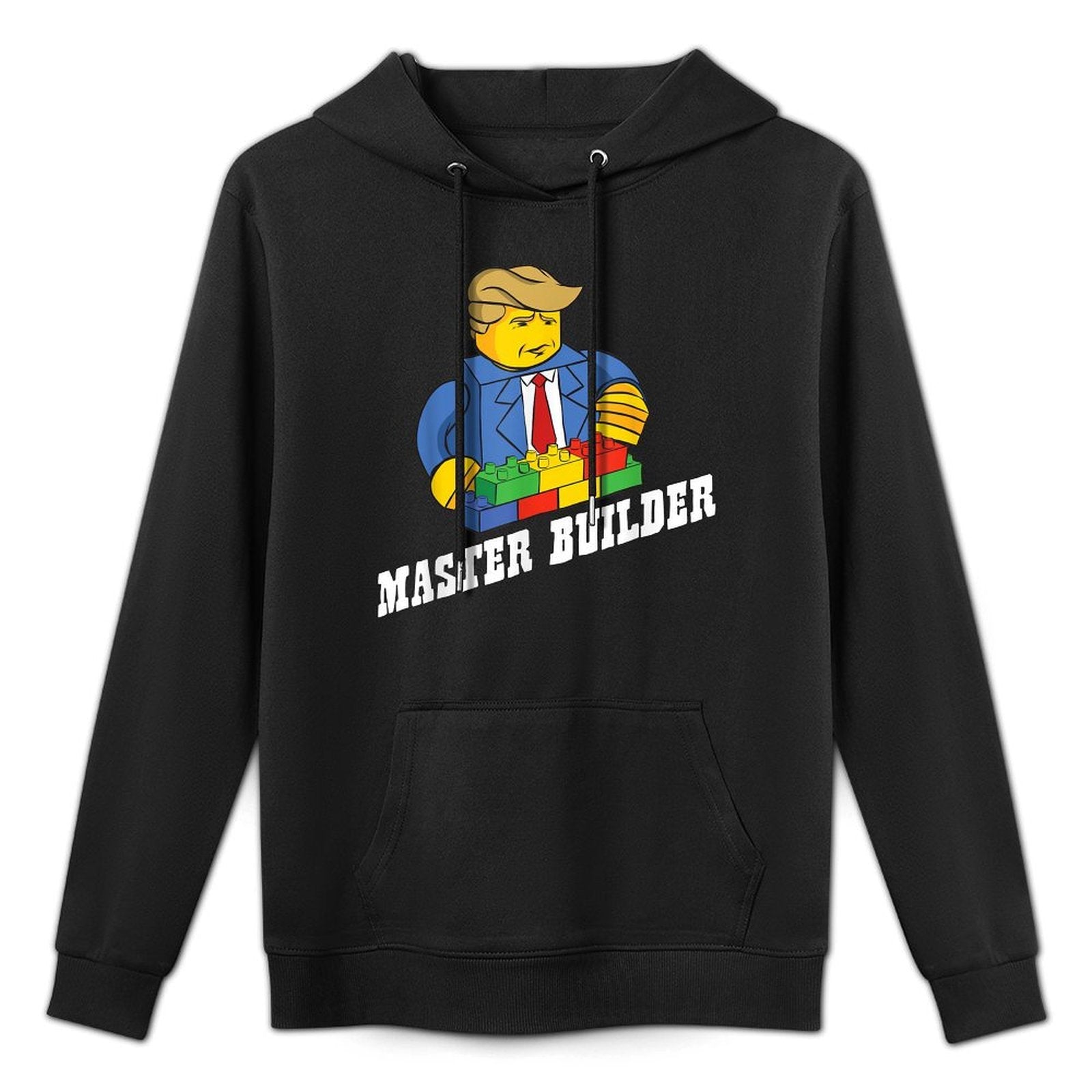 Funny Master Builder Building Blocks Gift Men Women Youth Easy Care Hoodie