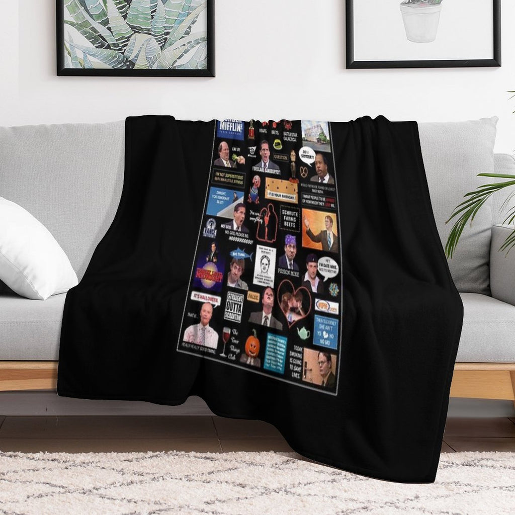 The Office US Montage Gift-ready Throw Blanket