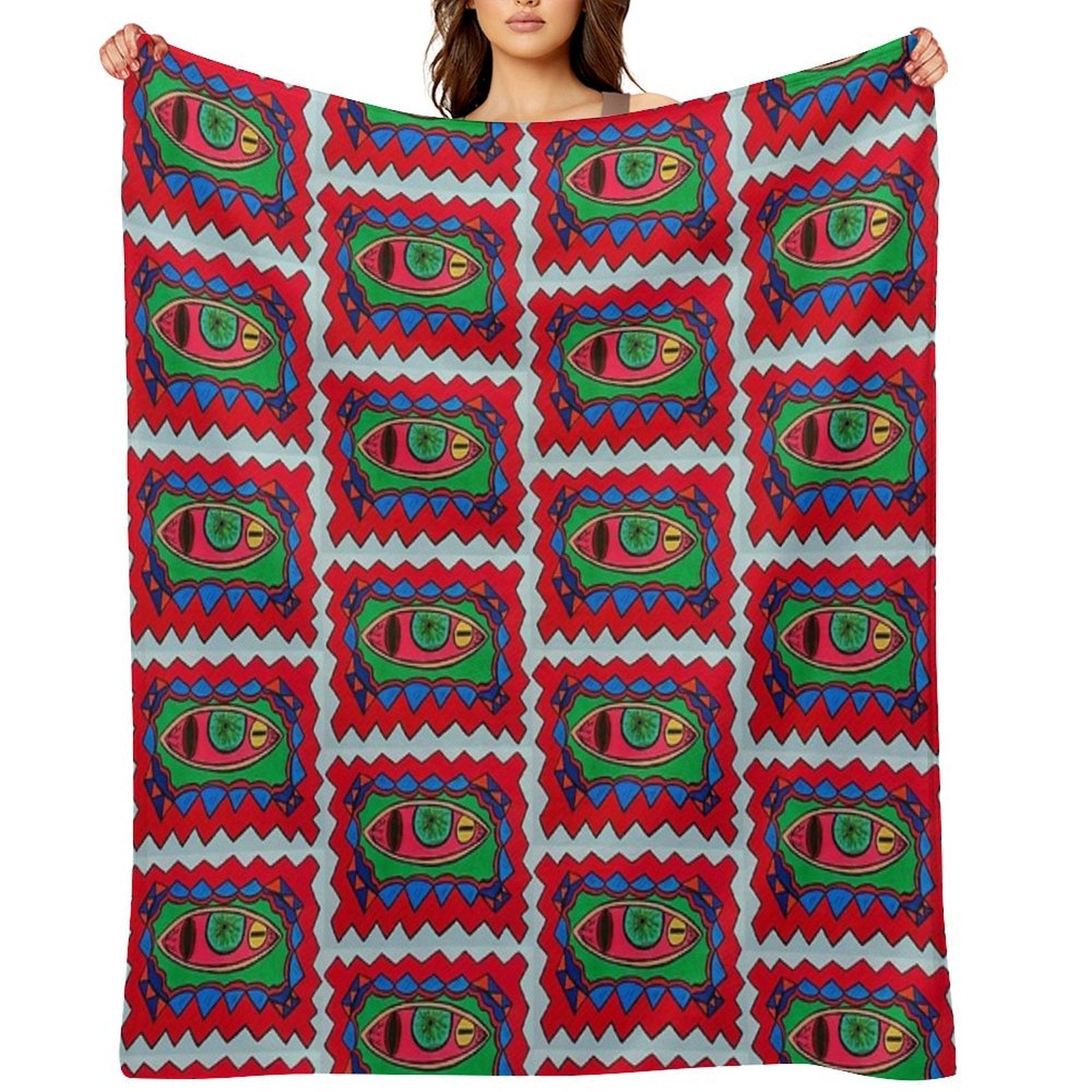 A Story of Looks Compact Throw Blanket