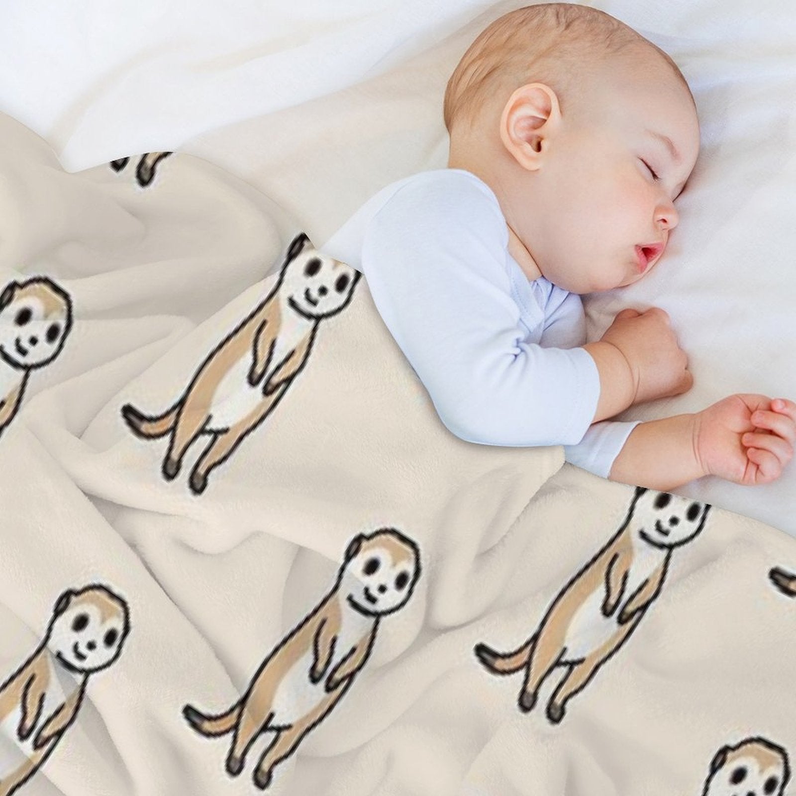 Meerkat Durable Throw Blanket