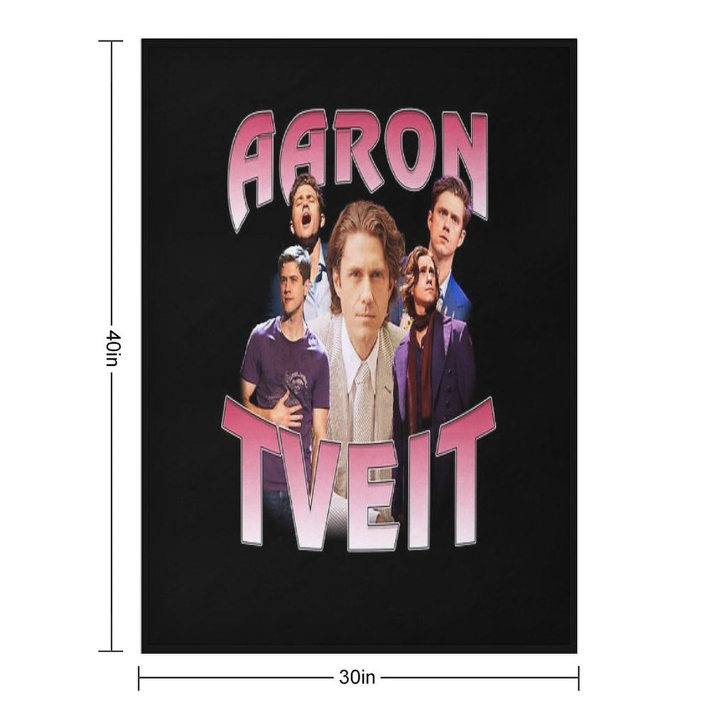 Aaron Tveit Retro Durable Throw Blanket