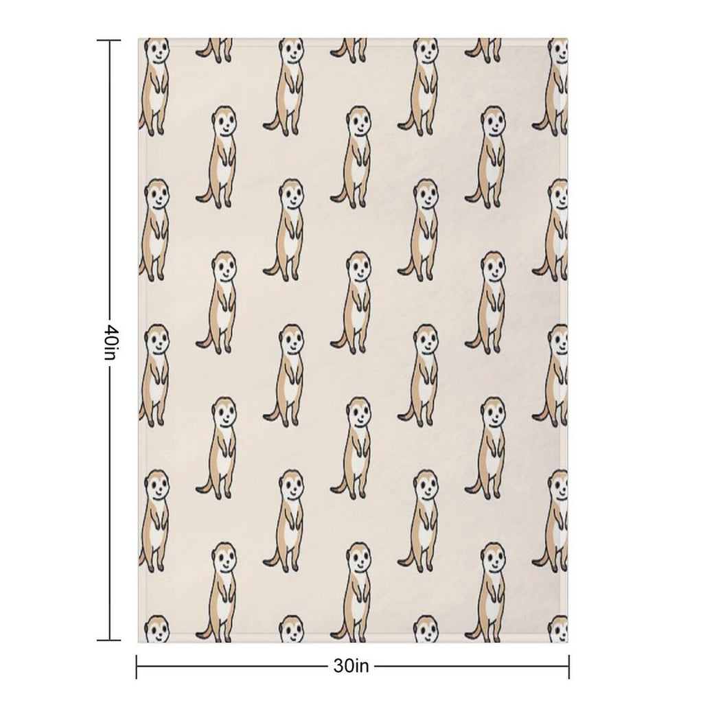 Meerkat Durable Throw Blanket