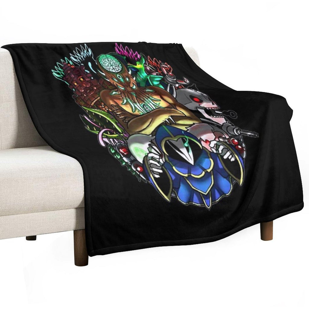 Terraria Game Funny Design Premium Throw Blanket