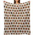 Box Turtle Plush Throw Blanket