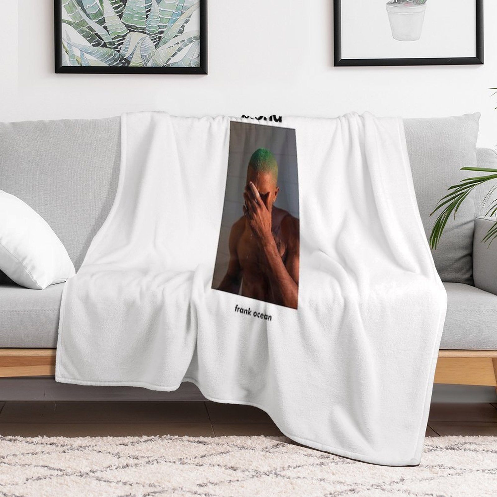 Frank Ocean Inked And Screened Quick-dry Throw Blanket