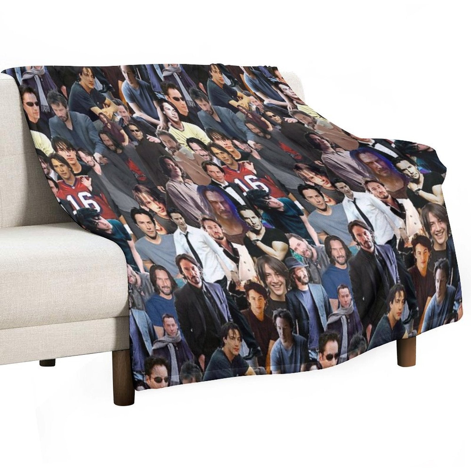 ALL of Keanu Reeves Travel-friendly Throw Blanket