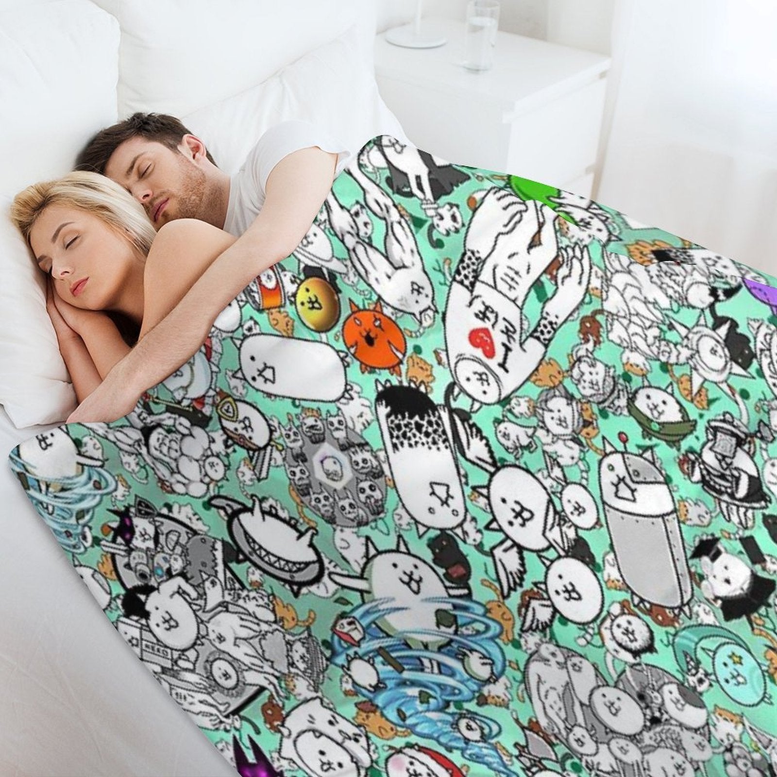 Battle Cats Comfort Throw Blanket