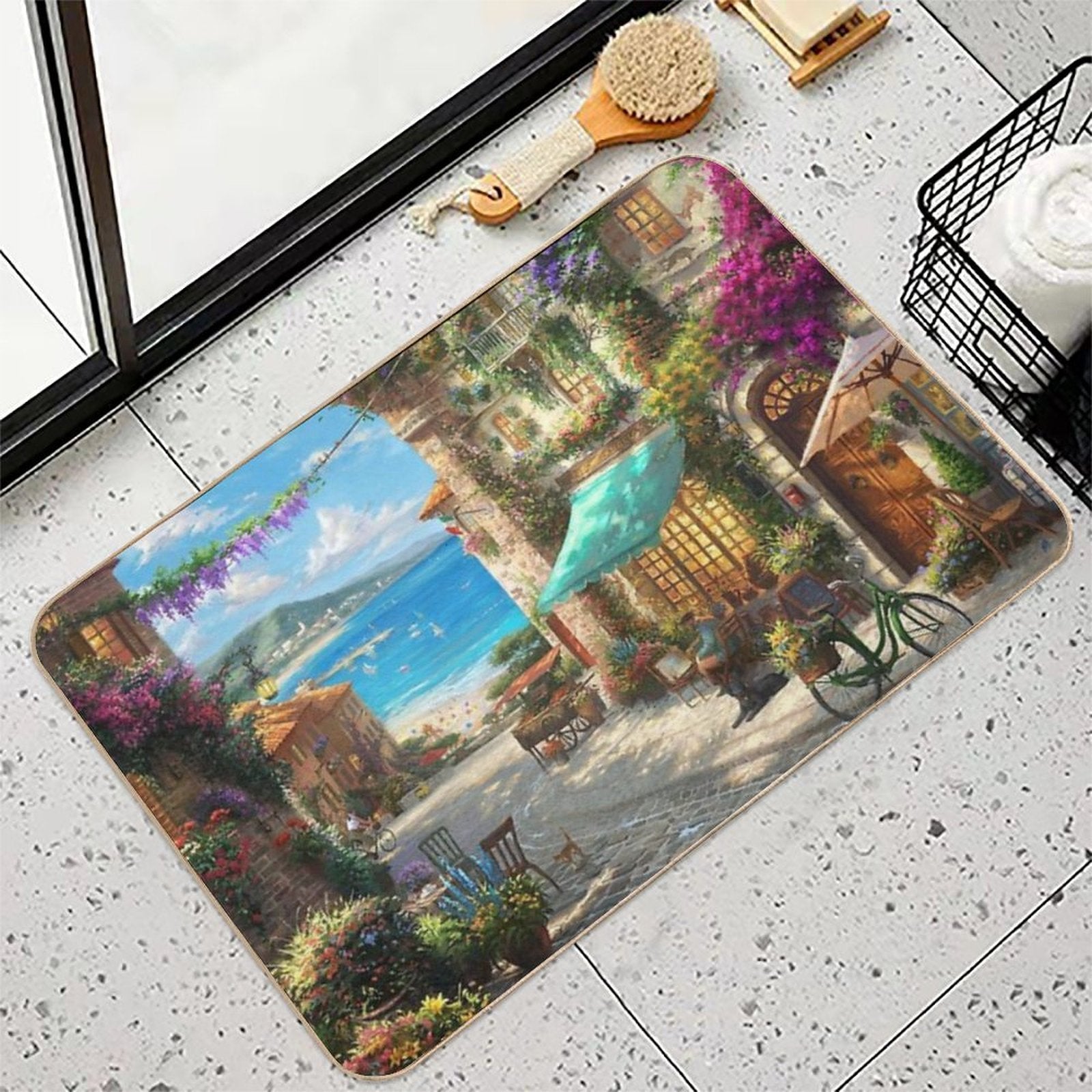 Italian Rug  High-Traffic Bath Mat
