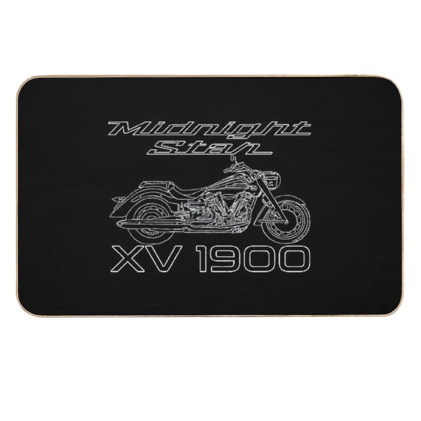 Midnight Star XV 1900 Bike  Dirt-Trapping Bath Mat