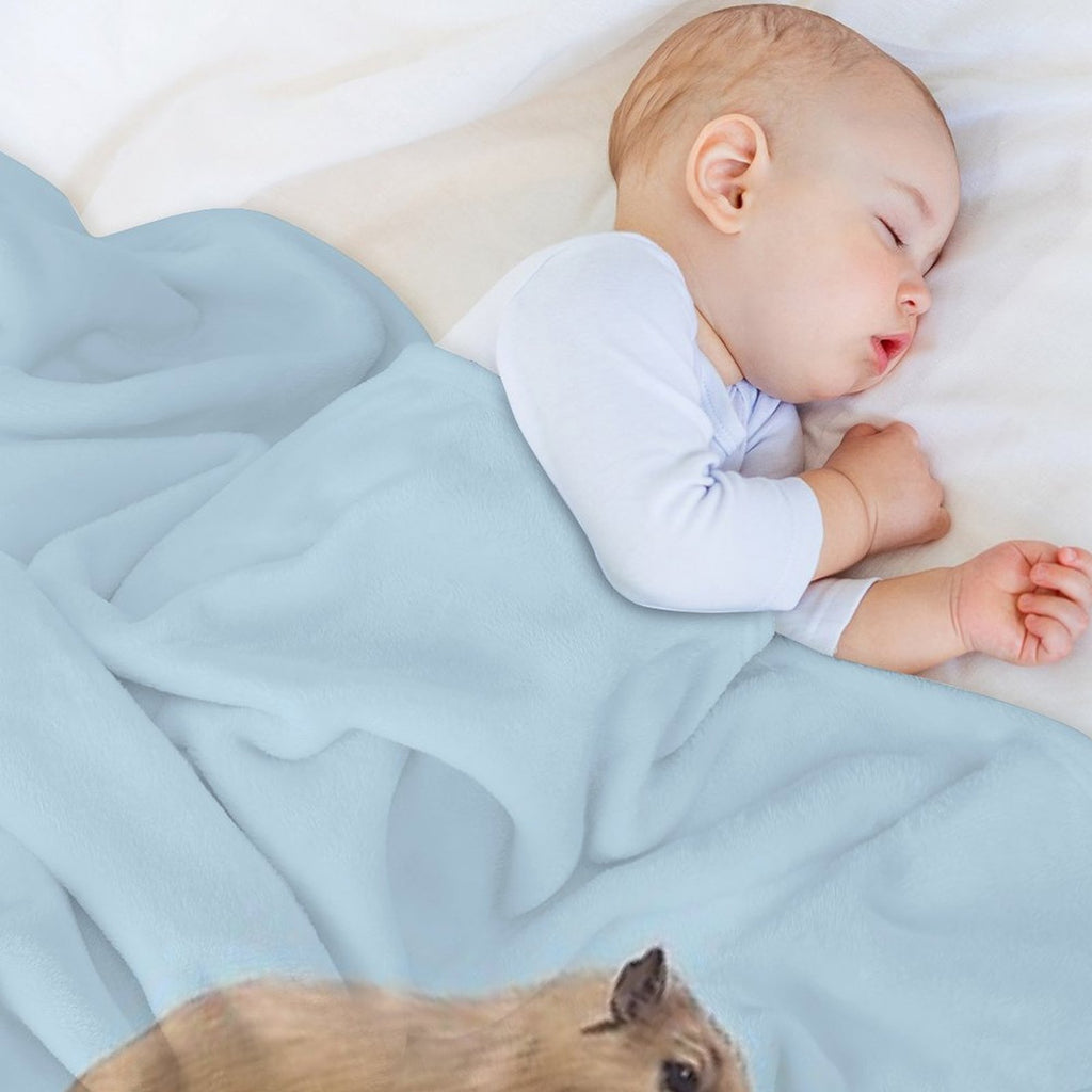 Capybara  Capybara Quick-dry Throw Blanket