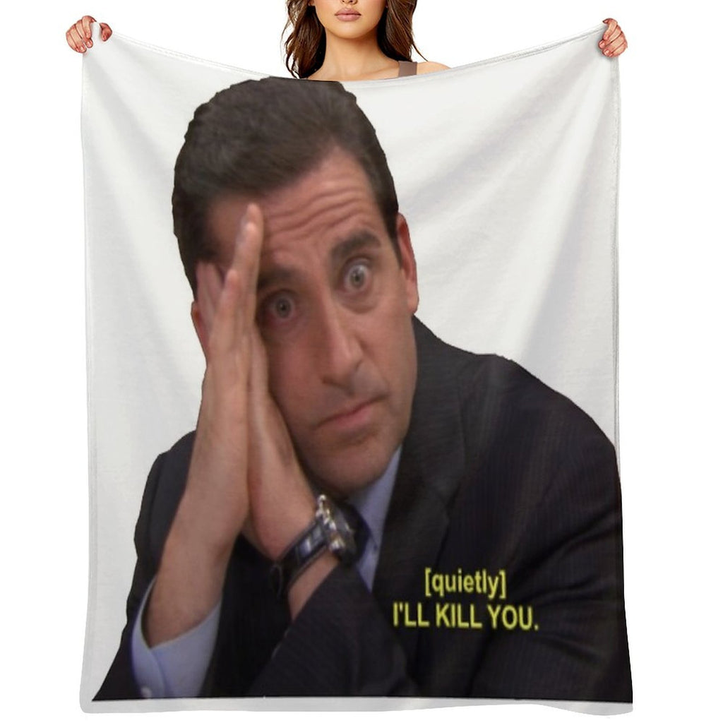 I'll Kill You Shrink-resistant Throw Blanket