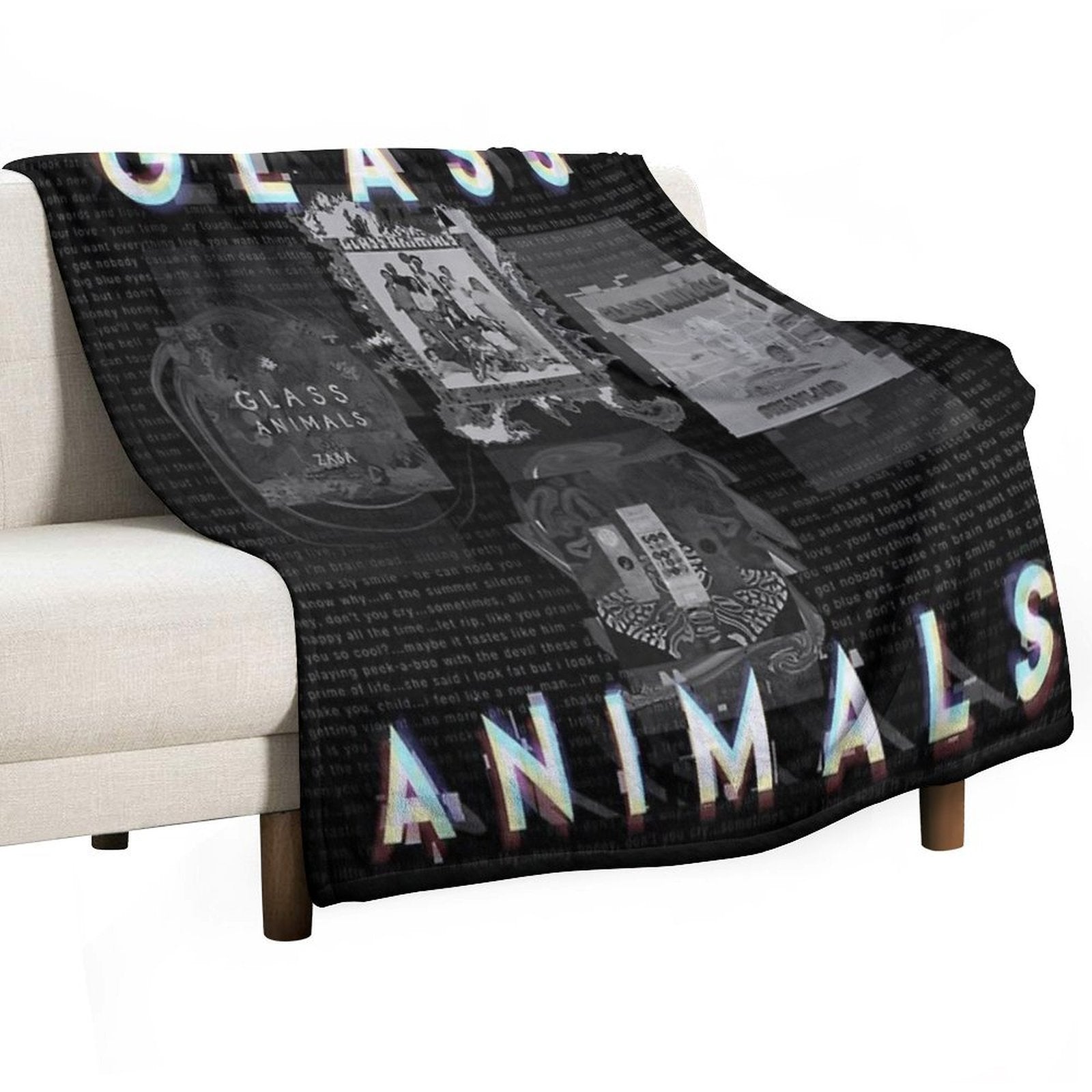 Glass Animals - 4 Album Cover Design Anti-pilling Throw Blanket