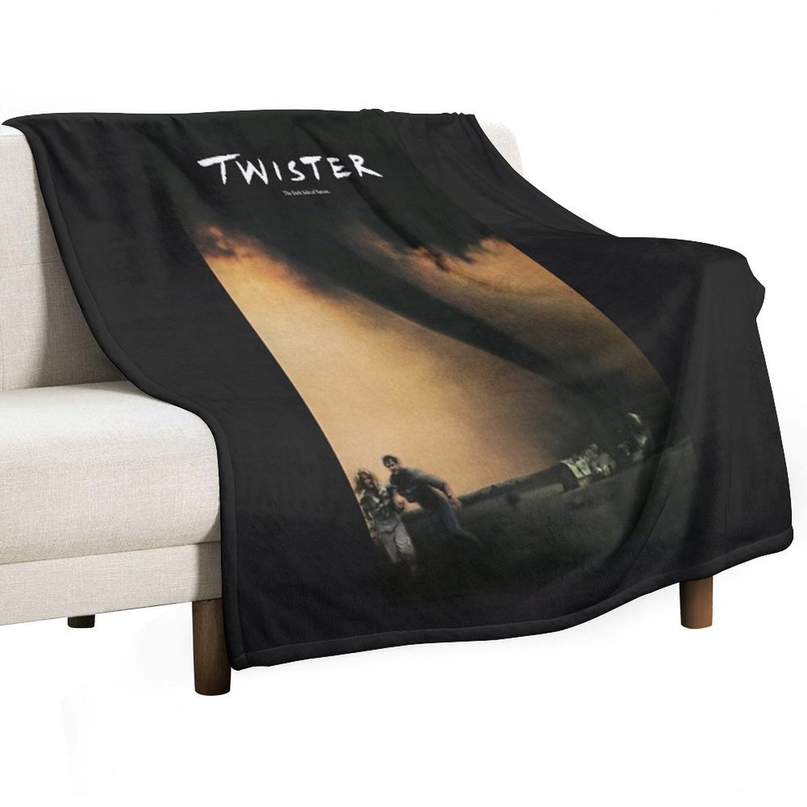 Mans Twister 1996 Movie Fashion Leisure Round Neck Wrinkle-free Throw Blanket