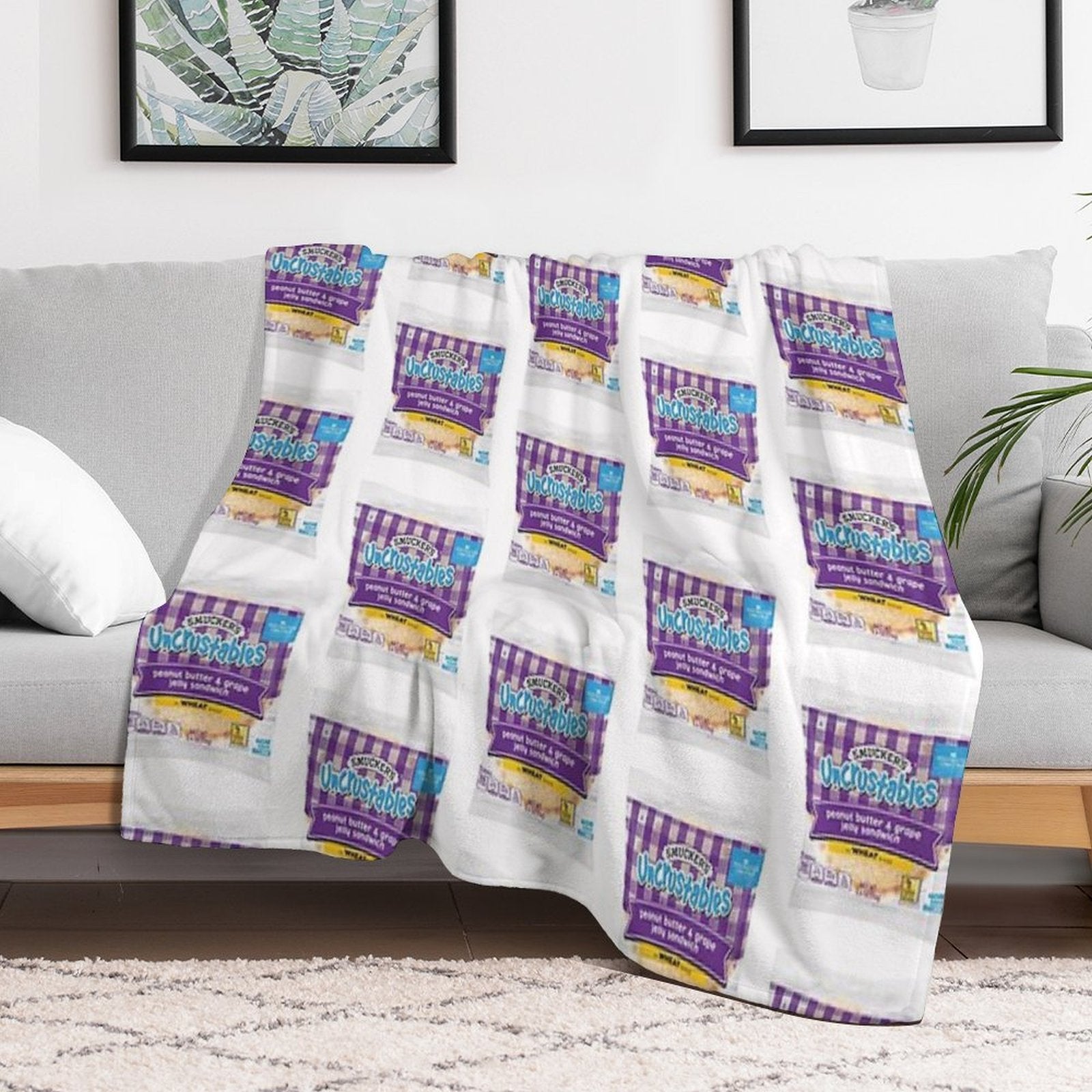 Uncrustables All-season Throw Blanket