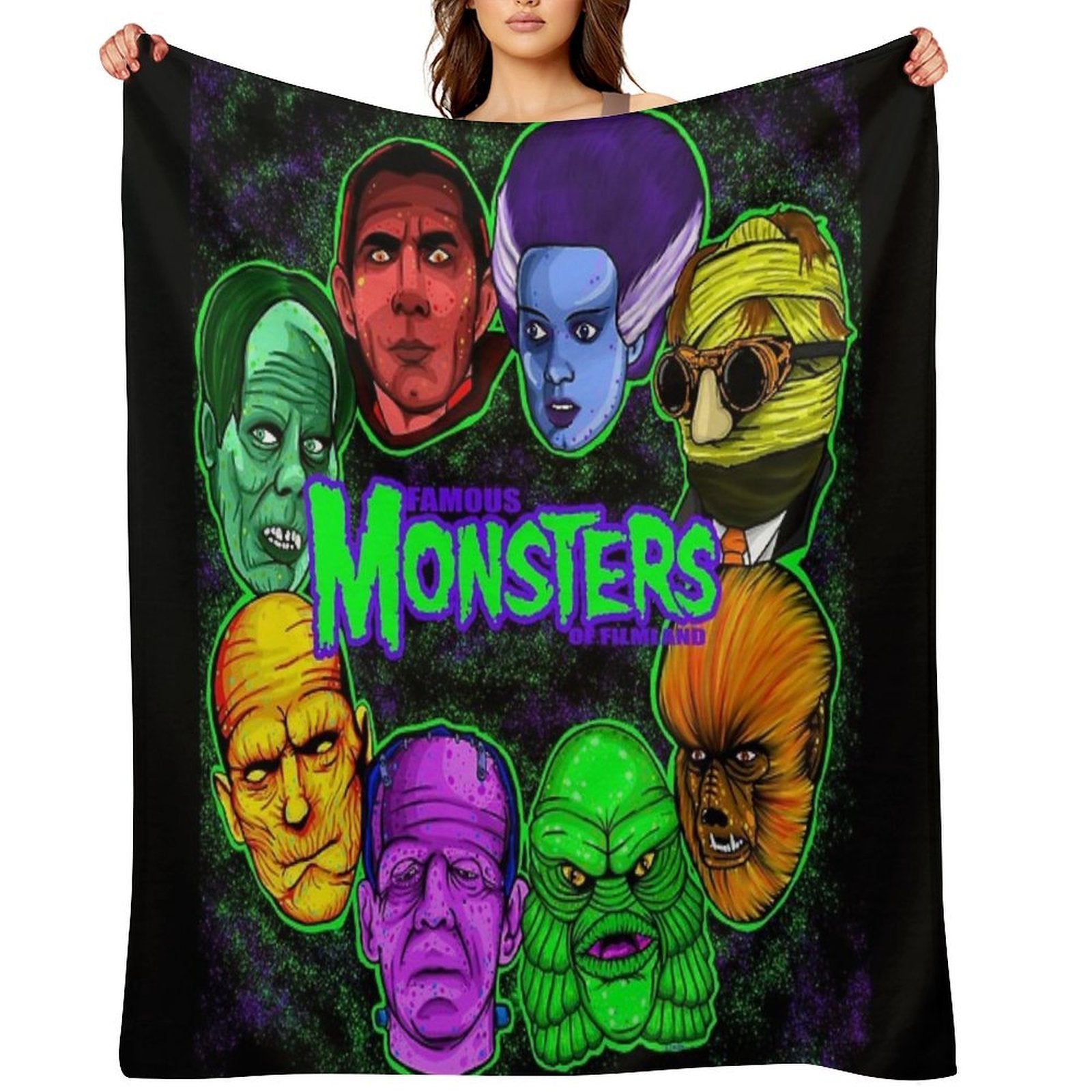 Famous Monsters of Filmland Comfort Throw Blanket