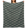 Vintage Old Massey Fergison Tractor Comfort Throw Blanket