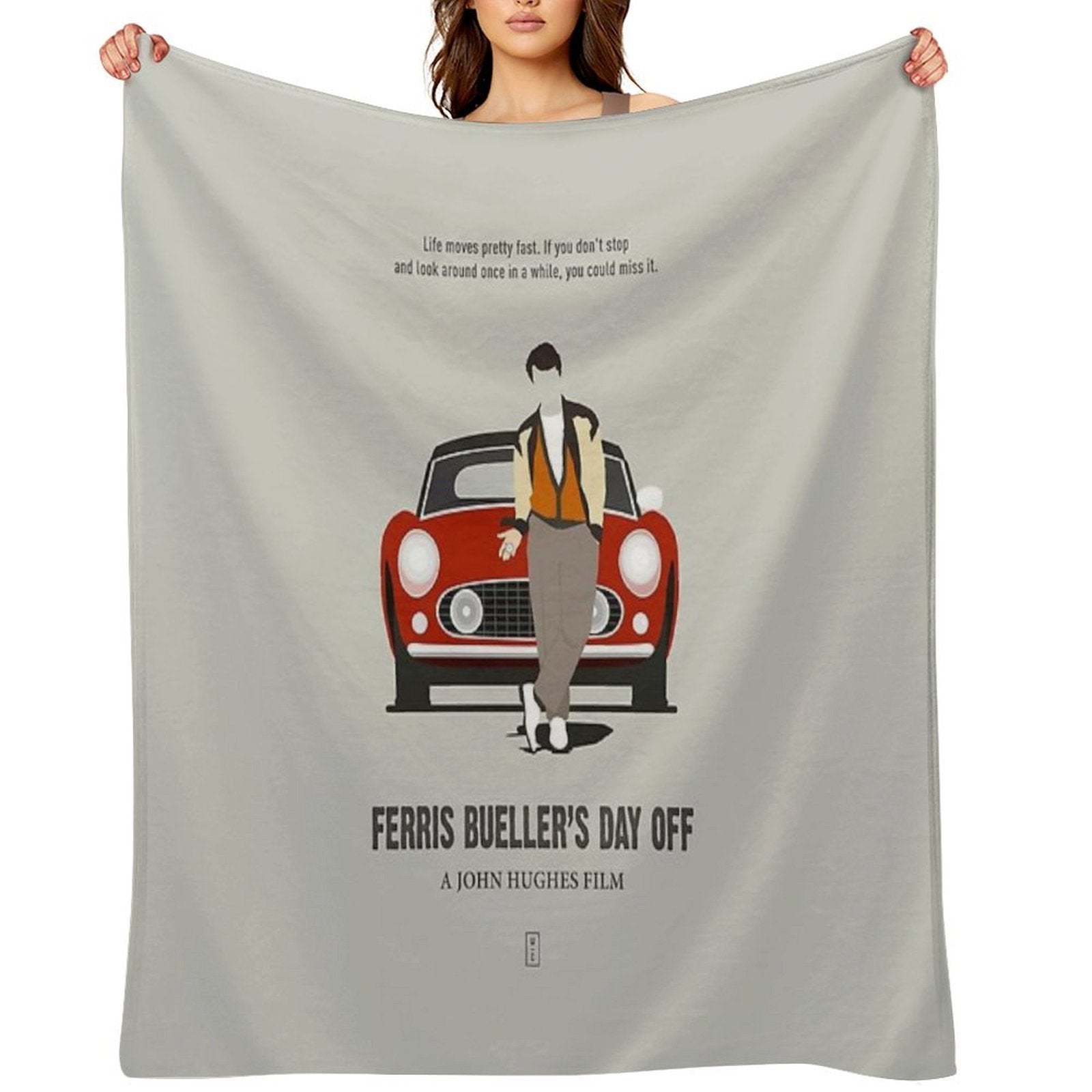 Ferris Bueller's Day Off Sustainable Throw Blanket
