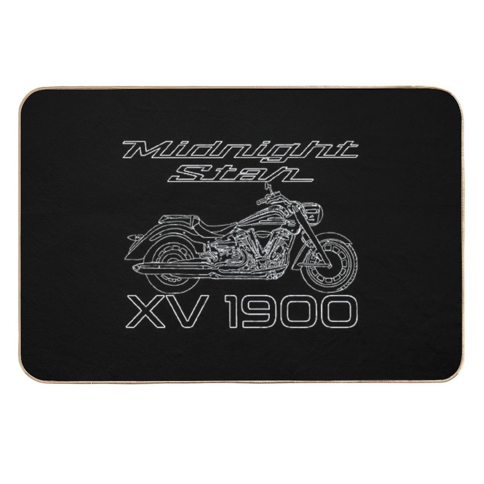 Midnight Star XV 1900 Bike  Dirt-Trapping Bath Mat