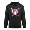 Baseball Drip For Boys Home Plate Ice Cream Drip Youth Breathable Fabric Hoodie